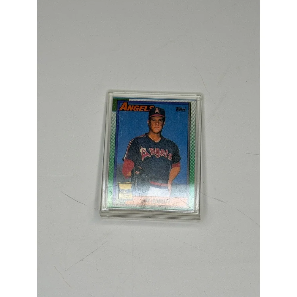 Topps Jim Abbott Angels Baseball 2 Card Lot Trading Cards